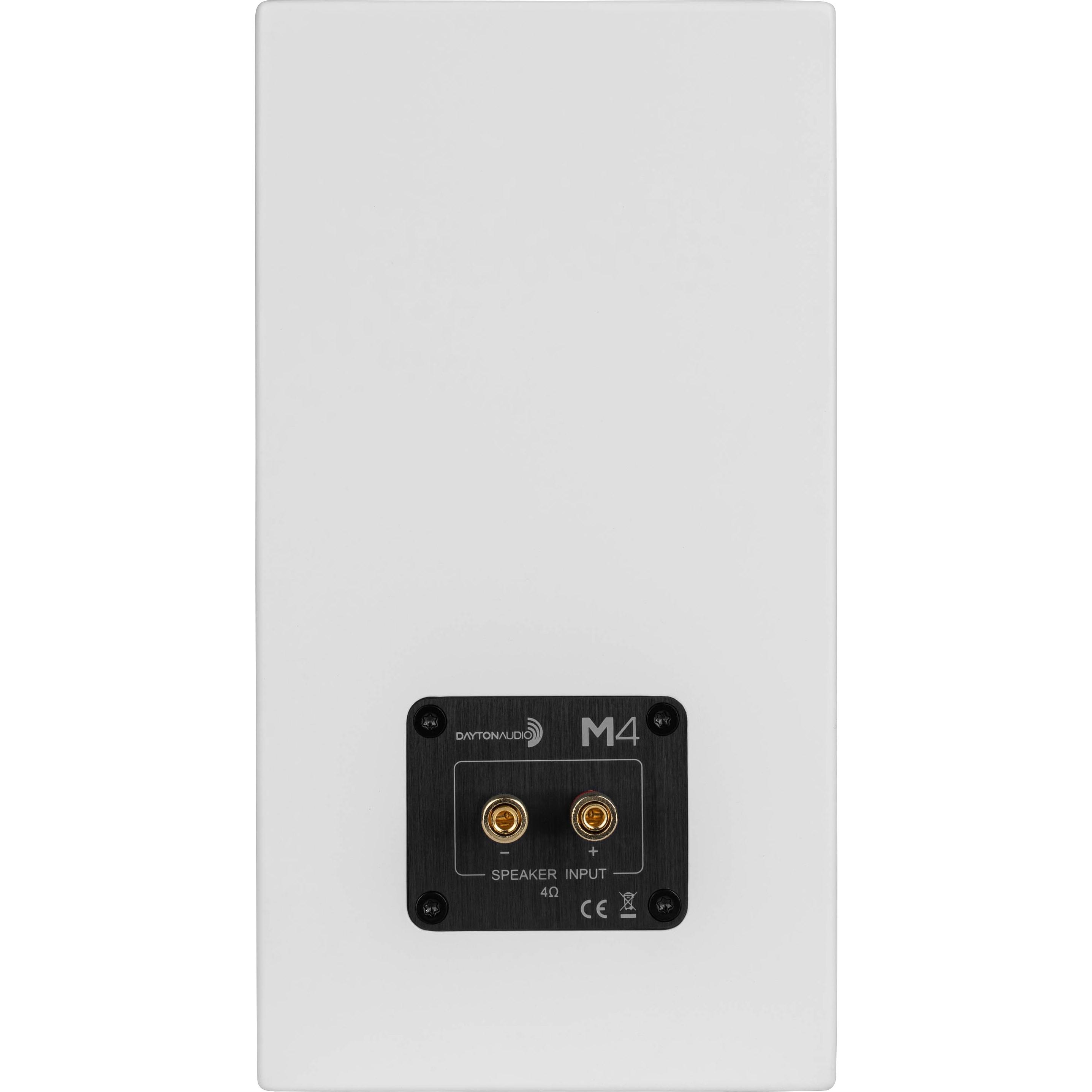 Dayton Audio M4 4” Powered Desktop Speakers with Bluetooth and USB